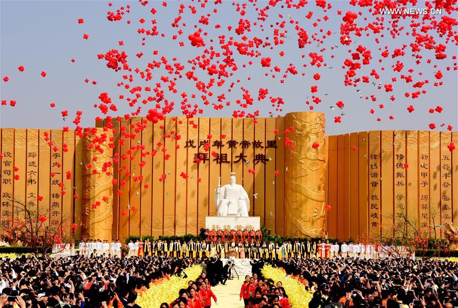 CHINA-ZHENGZHOU-HUANGDI-WORSHIP(CN)