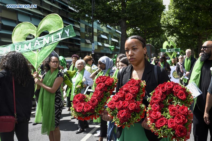 BRITAIN-LONDON-GRENFELL&nbsp;TOWER-FIRE-ONE YEAR ANNIVERSARY