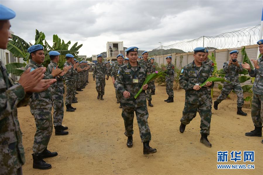 （國際）（1）中國駐南蘇丹維和步兵營受傷戰(zhàn)士姚道祥、吳樂重返戰(zhàn)位