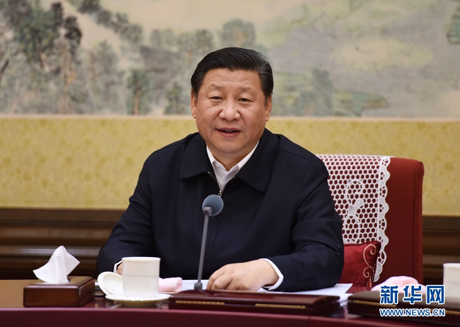 12月28日至29日，中共中央政治局召開(kāi)專(zhuān)題民主生活會(huì)，對(duì)照檢查踐行&ldquo;三嚴(yán)三實(shí)&rdquo;情況，討論研究加強(qiáng)黨風(fēng)廉政建設(shè)措施。中共中央總書(shū)記習(xí)近平主持會(huì)議并發(fā)表重要講話。新華社記者 李學(xué)仁 攝 