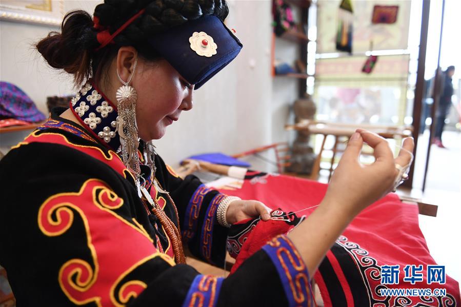 （兩會(huì)&middot;基層代表履職故事）（4）全國(guó)人大代表喬進(jìn)雙梅：&ldquo;花間&rdquo;繡出美麗人生