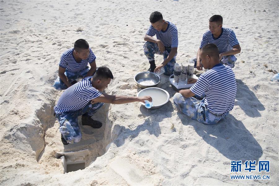 （壯麗70年&middot;奮斗新時代&middot;新華全媒頭條&middot;圖文互動）（8）&ldquo;你在我的航程上，我在你的視線里&rdquo;&mdash;&mdash;走進海軍西沙中建島官兵的五彩世界