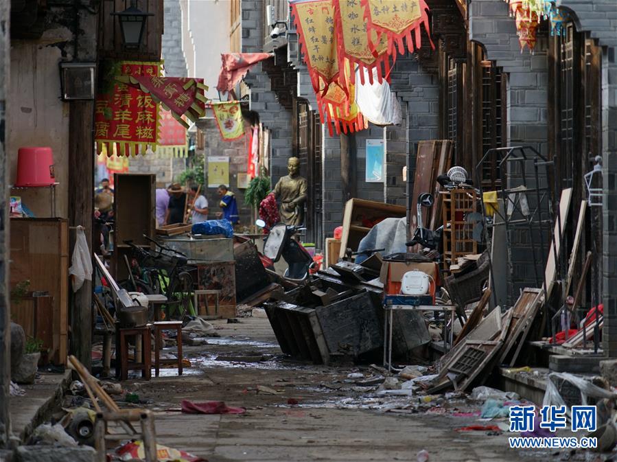 （關(guān)注&ldquo;利奇馬&rdquo;&middot;圖文互動）（2）古城洪災(zāi) 八方馳援&mdash;&mdash;洪水災(zāi)害下的浙江臨?，F(xiàn)場目擊