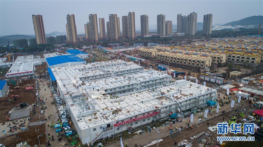 (新華全媒頭條·圖文互動)(1)“火神”戰(zhàn)瘟神——火神山醫(yī)院10天落成記