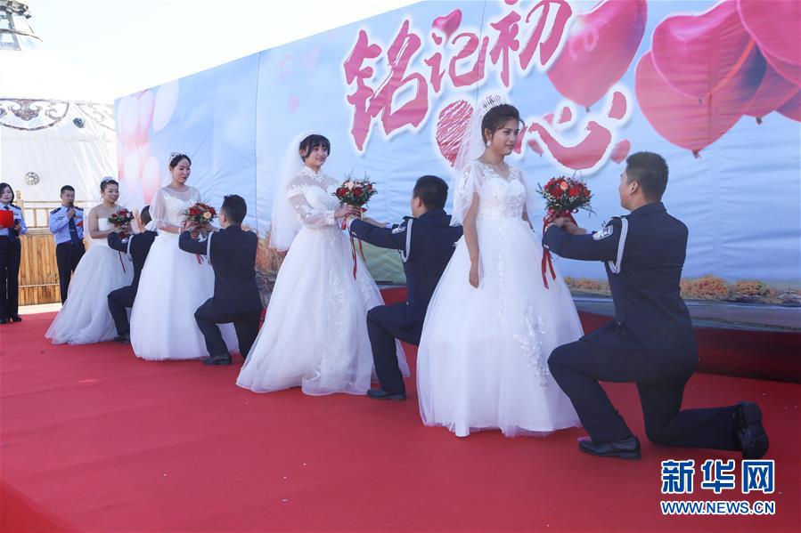 (圖文互動)(1)特寫:一場特殊的集體婚禮