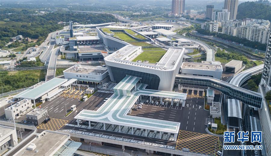 (經(jīng)濟(jì))(1)蓮塘/香園圍口岸正式啟用 大灣區(qū)再添新物流大通道