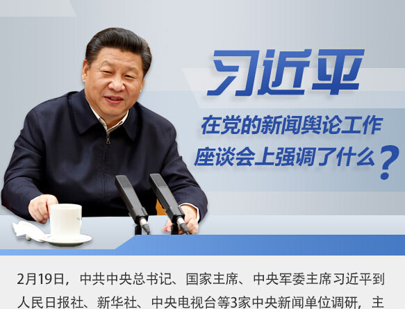 習(xí)近平在黨的新聞輿論工作座談會(huì)上強(qiáng)調(diào)了什么？