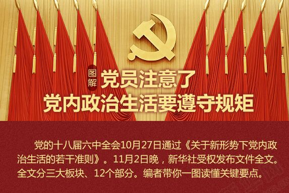 黨員注意了，黨內(nèi)政治生活要遵守規(guī)矩