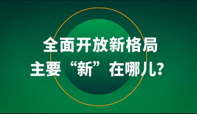 全面開(kāi)放新格局主要&ldquo;新&rdquo;在哪兒？