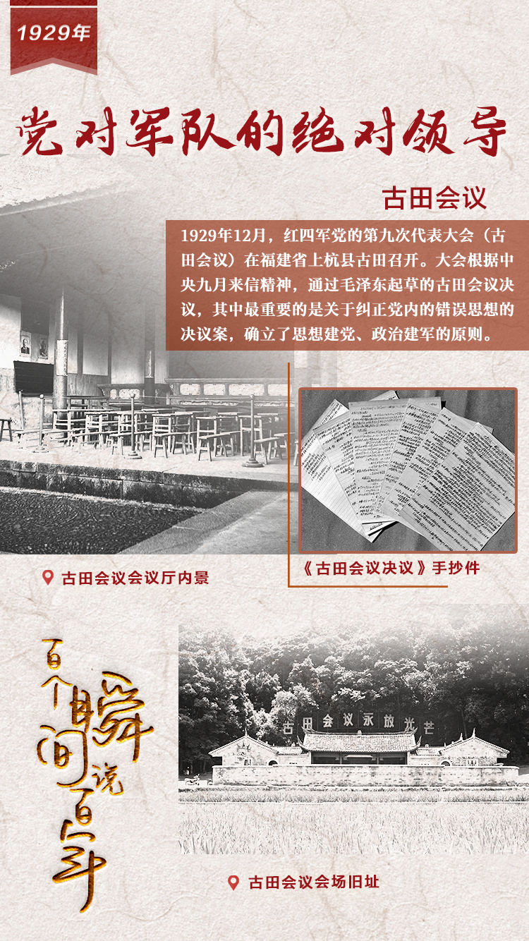 1929，黨對軍隊的絕對領(lǐng)導(dǎo)