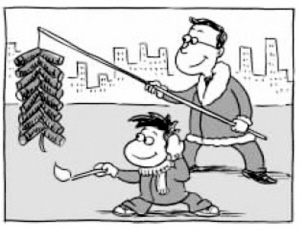 春節(jié)若遇霧霾，煙花怎么放？