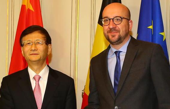 比利時(shí)首相米歇爾會見孟建柱