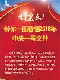 劃重點(diǎn)！帶你一圖看懂2018年中央一號(hào)文件