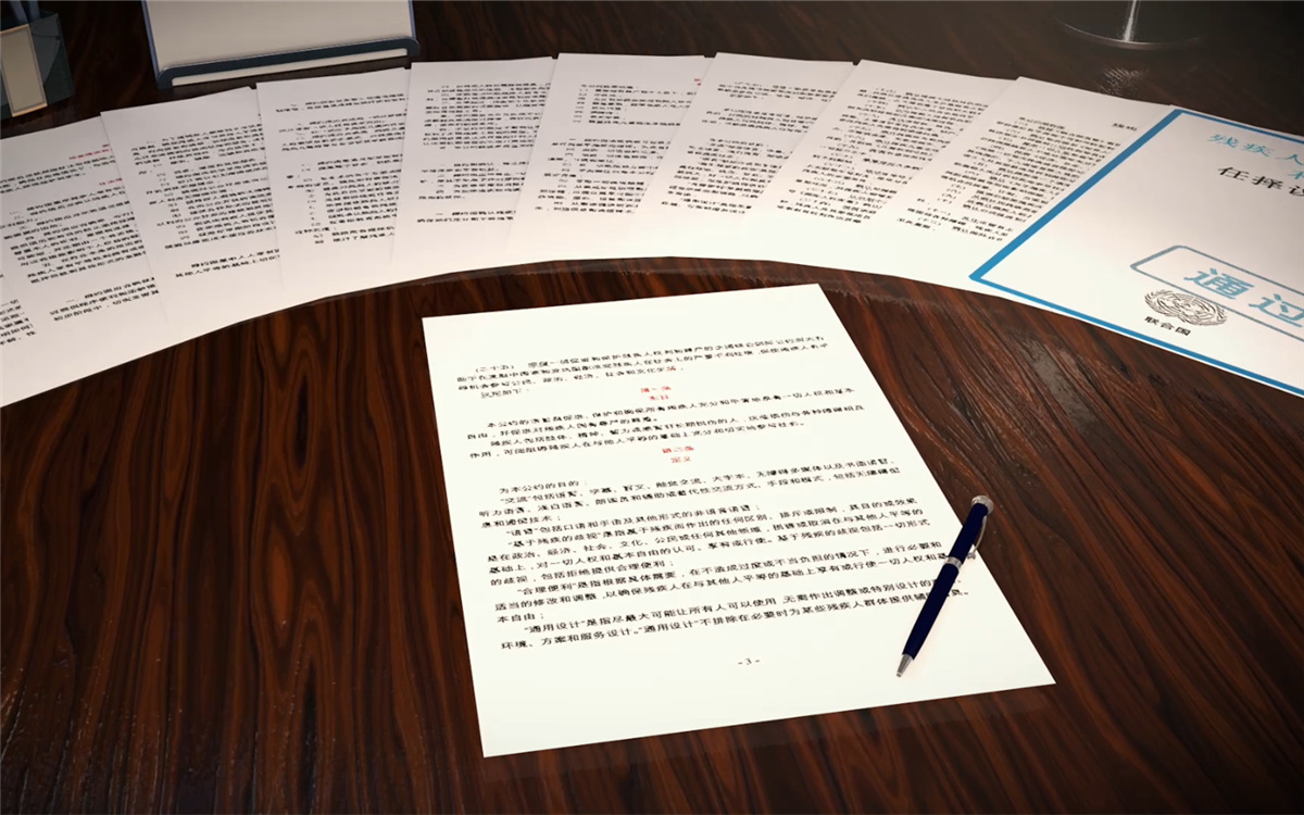 2006年12月，《殘疾人權(quán)利公約》在聯(lián)合國大會(huì)獲得通過