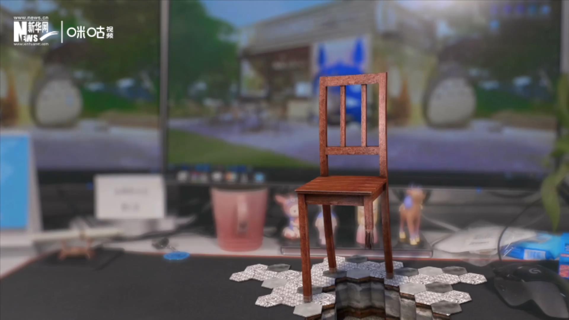 椅子重5噸，高達(dá)12米，椅背有兩層樓高