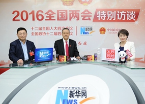 胡云騰、王建業(yè)做客新華網(wǎng)