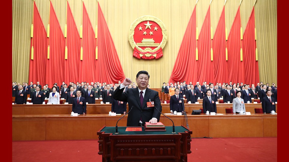 習(xí)近平當(dāng)選國家主席、中央軍委主席