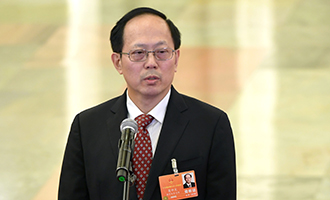 國(guó)家體育總局局長(zhǎng)茍仲文在&ldquo;部長(zhǎng)通道&rdquo;接受采訪