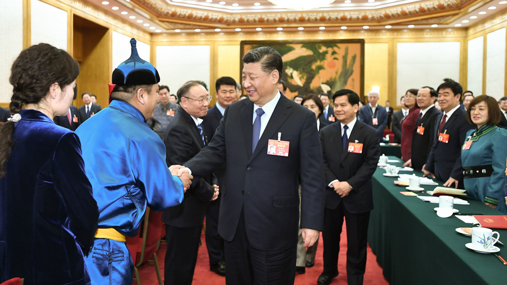 習(xí)近平參加內(nèi)蒙古代表團審議