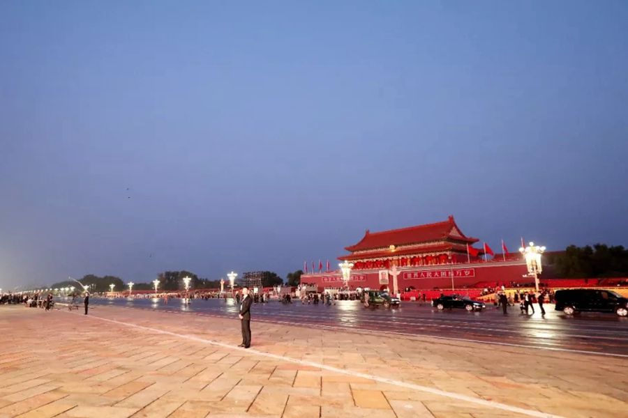 這就是今天早上的北京！