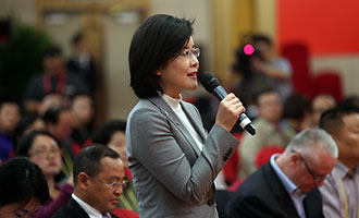 中央電視臺、中國網絡電視臺記者提問