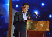 新華網(wǎng)黨組成員、副總裁汪金福致辭