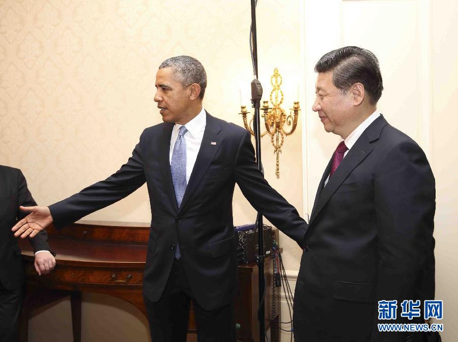 （時(shí)政）（3）習(xí)近平會見美國總統(tǒng)奧巴馬