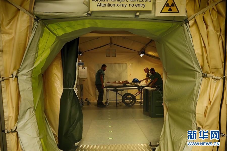 （國際&middot;圖文互動）（1）&ldquo;共同的理念，讓合作更深入更順暢&rdquo;&mdash;&mdash;走進中德&ldquo;聯(lián)合救援-2019&rdquo;衛(wèi)勤實兵聯(lián)合演習德方野戰(zhàn)二級醫(yī)院