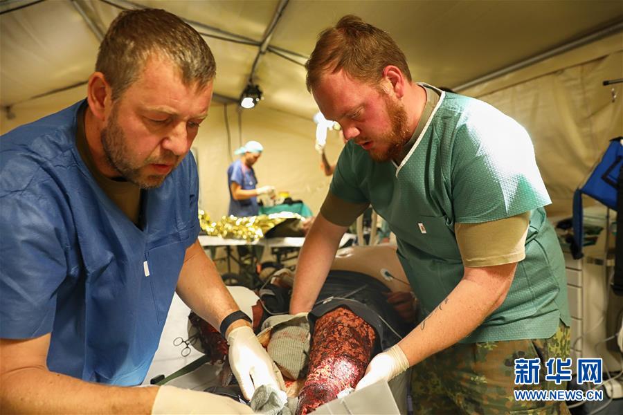 （國際&middot;圖文互動）（5）&ldquo;共同的理念，讓合作更深入更順暢&rdquo;&mdash;&mdash;走進中德&ldquo;聯(lián)合救援-2019&rdquo;衛(wèi)勤實兵聯(lián)合演習德方野戰(zhàn)二級醫(yī)院