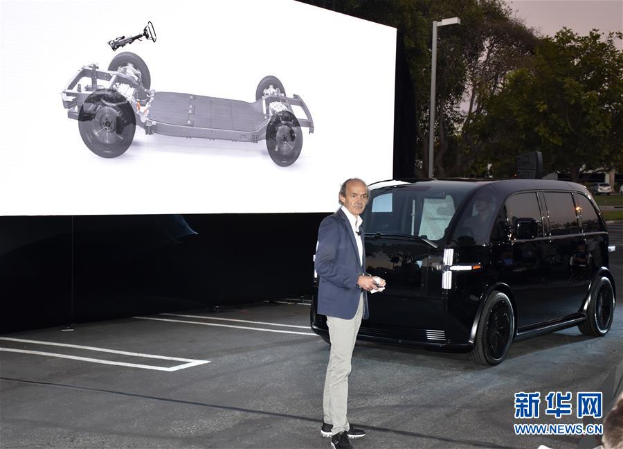 (國際·圖文互動(dòng))(1)美國電動(dòng)汽車公司Canoo新車首發(fā)瞄準(zhǔn)中美兩大市場