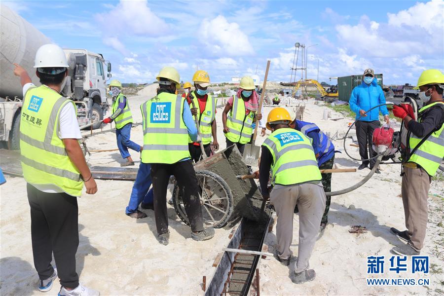 (國(guó)際·圖文互動(dòng))(1)中企助力建設(shè)馬爾代夫抗疫設(shè)施