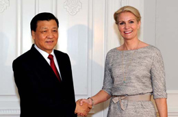 劉云山對(duì)丹麥進(jìn)行正式訪問(wèn)