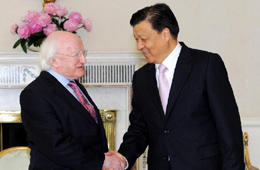 劉云山對(duì)愛(ài)爾蘭進(jìn)行正式訪問(wèn)