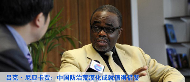 呂克&middot;尼亞卡賈：中國(guó)防治荒漠化成就值得別國(guó)借鑒