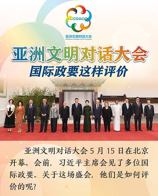 亞洲文明對話大會，國際政要這樣評價