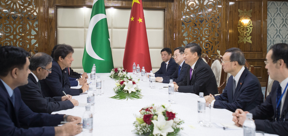 習(xí)近平會(huì)見巴基斯坦總理伊姆蘭&middot;汗