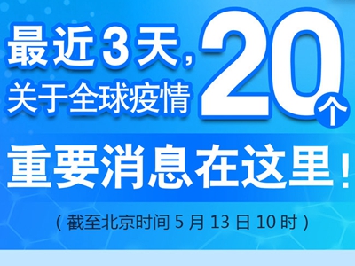【圖解】最近3天，關(guān)于全球疫情20個(gè)重要消息在這里！