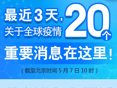 【圖解】最近3天，關(guān)于全球疫情20個(gè)重要消息在這里！