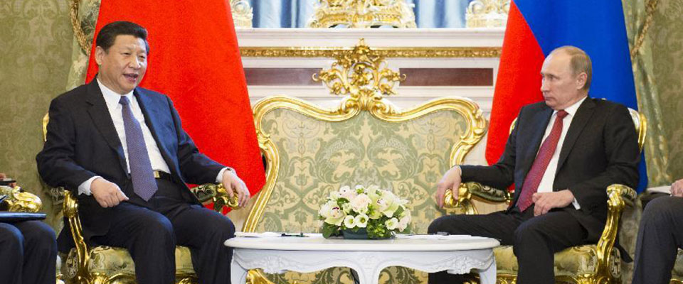 2013年3月，習近平與普京舉行會談